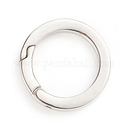 304 Federringringe aus Edelstahl, o Ringe, Edelstahl Farbe, 28x3.5 mm, Innendurchmesser: 20 mm