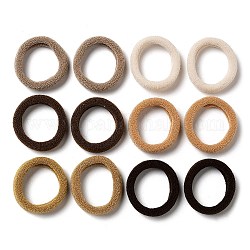 Elastische Haargummis aus Nylon, Haarschmuck für Frauen, Mädchen, Pferdeschwanzhalter, Mischfarbe, 6 mm, Innendurchmesser: 19 mm