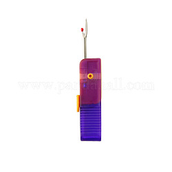 Taglia asole in acciaio con manico in plastica, Strumenti per cucire, rosso viola medio, 85x15x8mm