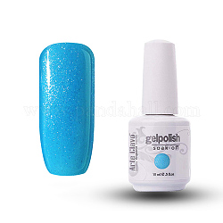 15ml de gel especial para uñas, para estampado de uñas estampado, kit de inicio de manicura barniz, azul dodger, botella: 34x80 mm