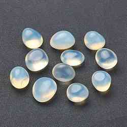 Perles d'opalite, pierre roulée, pour création de fil enroulé pendentifs , pas de trous / non percés, pépites, 23~29x18~26x13~19mm