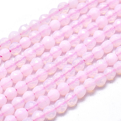 Opalite Perlen Stränge, facettiert, Runde, 3.5~4 mm, Bohrung: 0.7 mm, ca. 98 Stk. / Strang, 14.17 Zoll (36 cm)