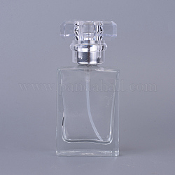 ガラススプレーボトル  香水瓶  透明  9.5x4.6x2.3cm  容量：30ミリリットル