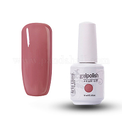 15 ml spezielles Nagelgel, für Nail Art Stempeldruck, Lack Maniküre Starter Kit, dunkler Lachs, Flasche: 34x80mm