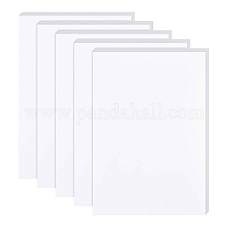 Sets de papier mousse éponge eva, avec dos adhésif, antidérapant, rectangle, blanc, 30x21x0.6 cm