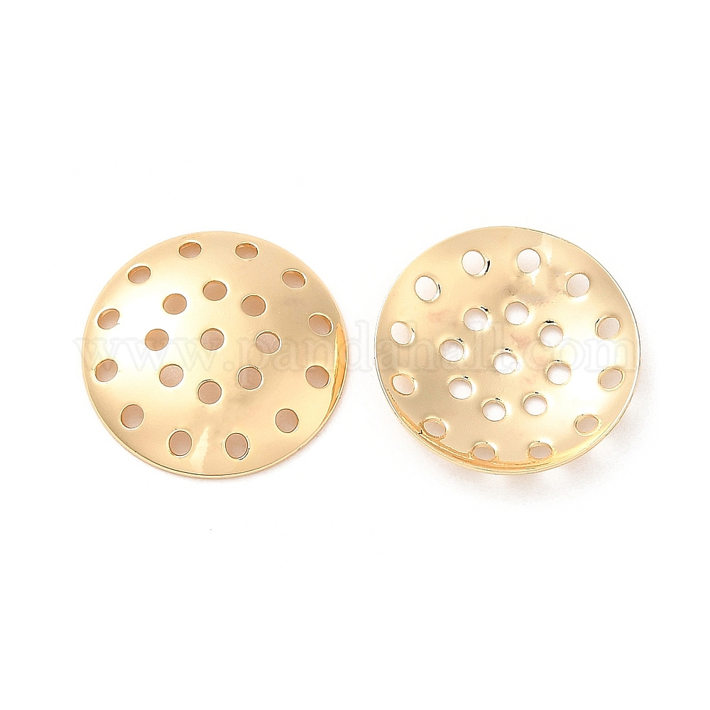 Lot De 4 Supports De Bague En Laiton Argenté Ajustable - Plateau 8mm - Sans Nickel, Plomb, Cadmium
