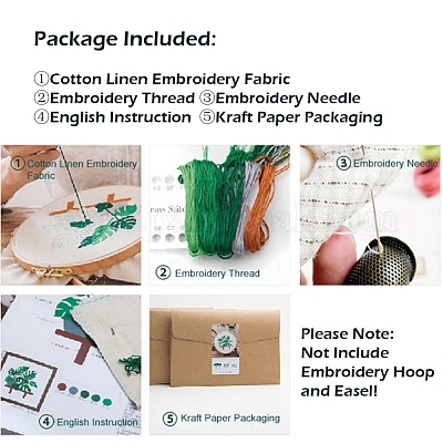 Цветочный узор набор для вышивания своими руками&nbsp;DIY-P077-116-1