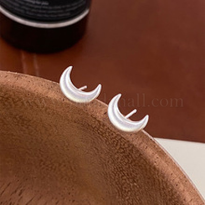 925 серьга из стерлингового серебра&nbsp;EJEW-C176-02MS-1