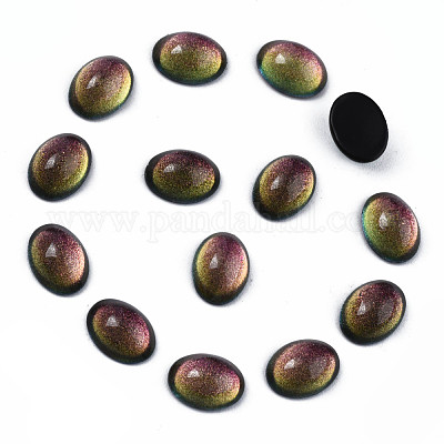 Cabochon in vetro traslucido k9&nbsp;GGLA-Q084-001E-1
