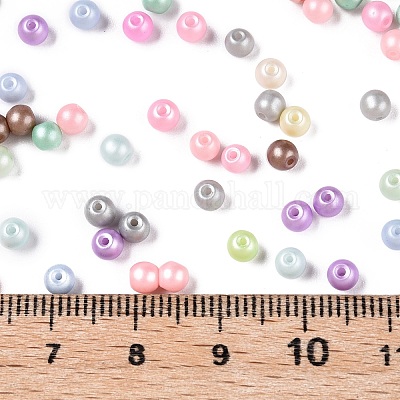 Perles de rocaille en verre&nbsp;SEED-T007-01R-1