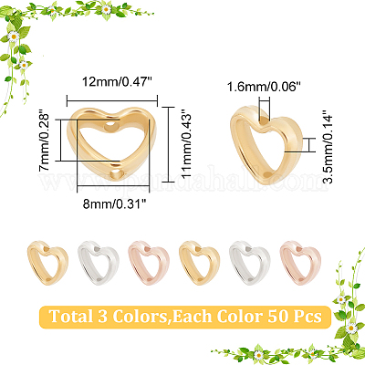 Wholesale Gold Silver Color CCB Mixed Shape Bead End Caps for