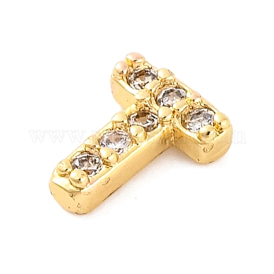 Покрытие стойки латунное микропаве кабошоны из кубического циркония KK-F874-04G-T-1