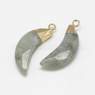 Природные подвески лабрадорита&nbsp;X-G-Q494-80D-1