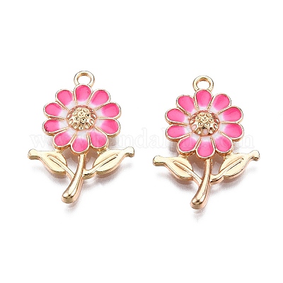 Подвески из эмали и сплава&nbsp;LS-ENAM-F143-01E-G-1