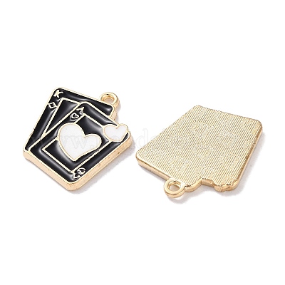 Подвески из эмали и сплава&nbsp;ENAM-O001-11M-G-1