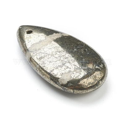 Натуральный пирит бисер&nbsp;G-H267-12-1