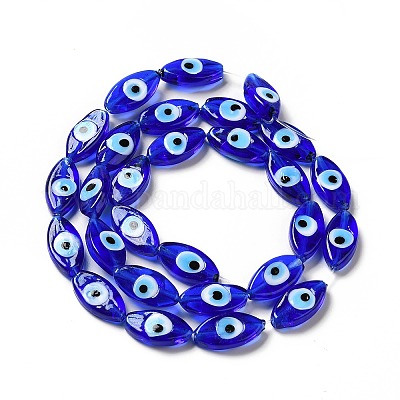 Ручной сглаза бусины бисер нитей&nbsp;LAMP-G154-06B-1