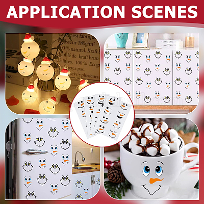 Декоративные наклейки с эффектом пвх&nbsp;DIY-WH0683-80C-1