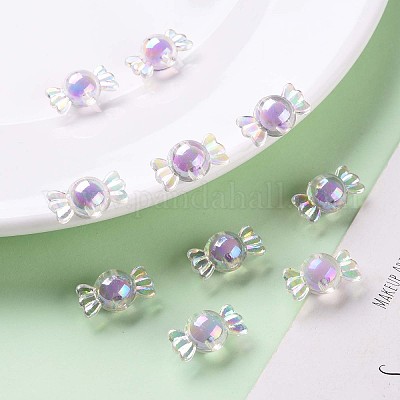 Прозрачные акриловые бусины TACR-S152-03B-SS2114-1