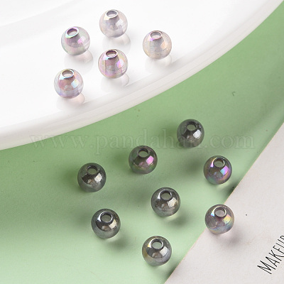 Прозрачные акриловые бусины MACR-S370-B6mm-769-1