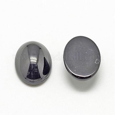 Натуральный черный камень кабошоны&nbsp;G-R415-13x18-46-1