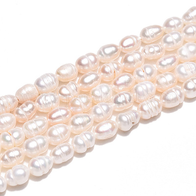 Нити из натурального культивированного пресноводного жемчуга PEAR-N012-03O-01-1