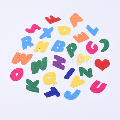  Fabric Letter Stickers