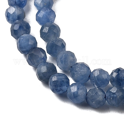 Натуральный кианитовые бисер пряди&nbsp;G-F799-E01-4mm-1