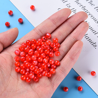 Акриловые бусины&nbsp;MACR-S375-001A-05-1