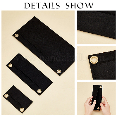 Shop WADORN 3Pcs 3 Style Wool Felt Envelope Purse Insert Organizer for  Jewelry Making - PandaHall Selected
