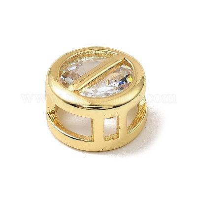 Латунные микро проложить кубического циркония многожильных соединения KK-C111-01G-I-1