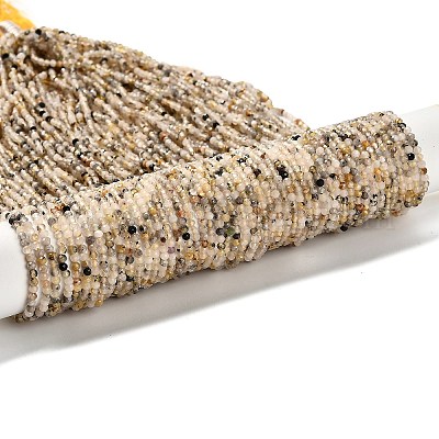 Нити бусин из натурального рутилированного кварца&nbsp;LS-G-RM2025-09-2.5mm-1