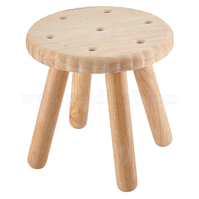 Holzscheit-Hocker&nbsp;AJEW-WH0596-917A-1