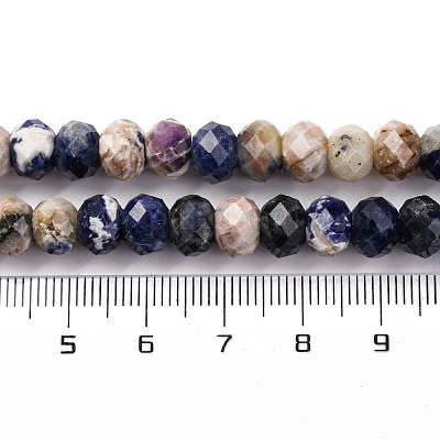 Природный содалит бисер нитей G-K380-A09-01-1