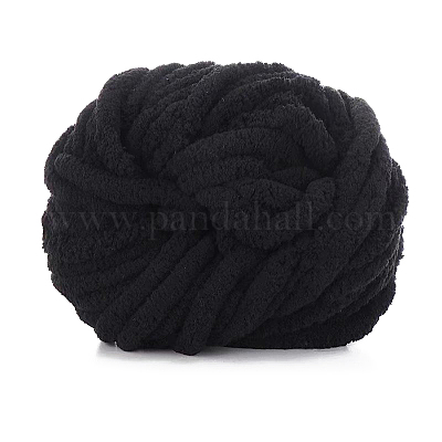 Polyester Wool Jumbo Chenille Yarn, Premium Soft Giant Bulky Chunky Arm  Hand Finger Knitting Yarn, for Handmade Braided Knot Pillow Throw Blanket