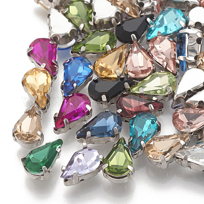 Шить на горный хрусталь&nbsp;RGLA-T035-8x13mm-1