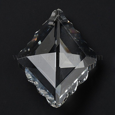 Прозрачные стеклянные подвески&nbsp;GLAA-R223-05C-1