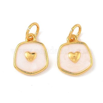 Латунь эмаль подвески&nbsp;KK-K364-25B-02-1