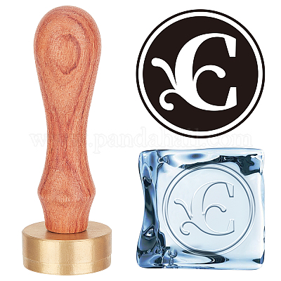 Shop OLYCRAFT Custom Ice Stamp 1.2 Personalized Wooden Seal Stamp