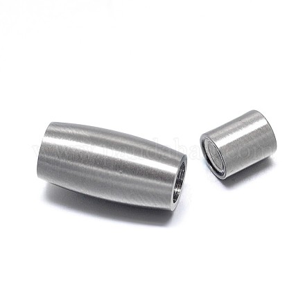Column 304 Stainless Steel Magnetic Clasps X-STAS-D059-15D-1