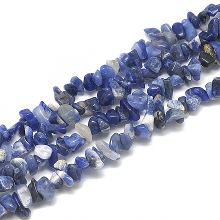 Chapelets de perles en sodalite naturelle G-S315-25-1