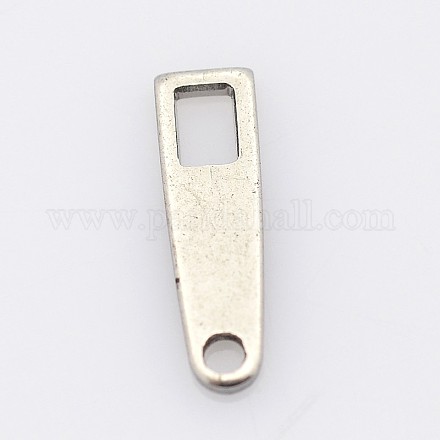 201 Stainless Steel Slice Chain Tabs X-STAS-P073-29-1