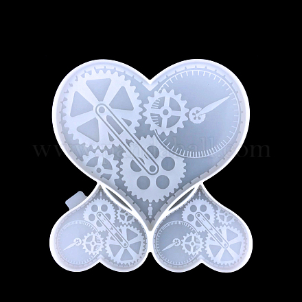 DIY Herz mit Zahnrädern Wanddekoration Silikonformen VALE-PW0001-088A-1