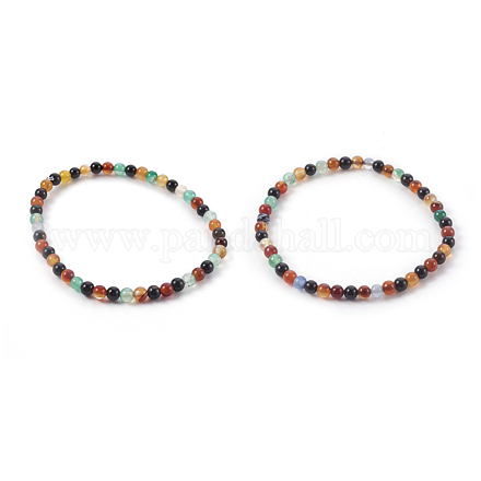 Perles en agate de couleur naturelle BJEW-JB04015-02-1