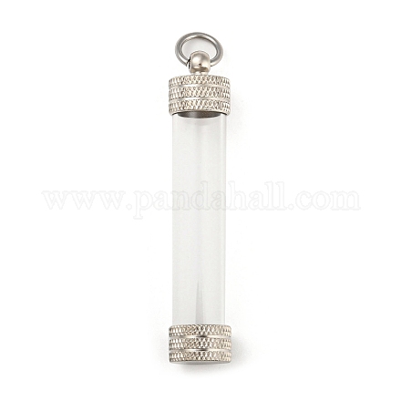 Pendentifs de flacon de tube de bouteille vide en acrylique FIND-D034-01P-1