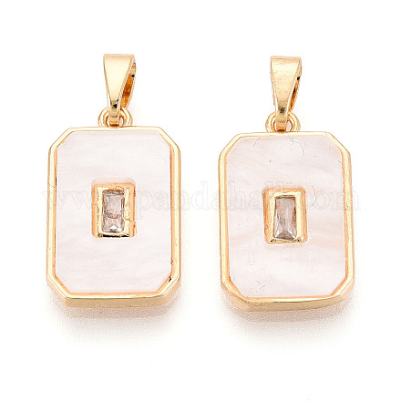 Латунные подвески из ракушек&nbsp;LS-KK-CJC0015-13-1