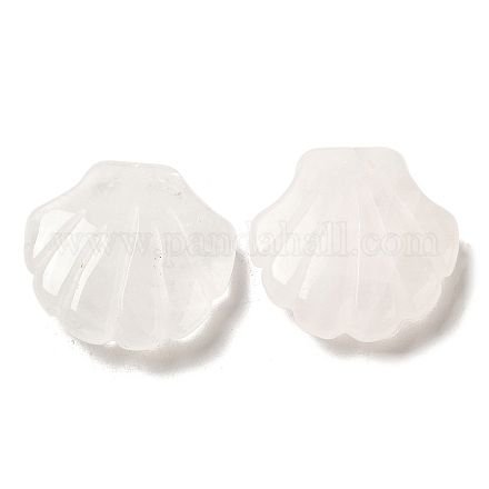 Figuras de concha curativa talladas en cristal de cuarzo natural G-K353-03K-1