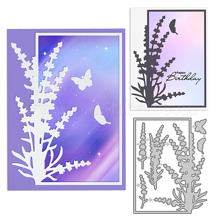 Углеродистая сталь разрезает трафареты DIY-WH0309-1620-1