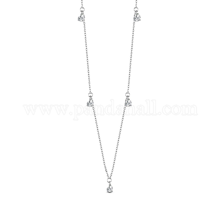 Shegrace rhodié 925 pendentif en argent sterling colliers JN840A-1