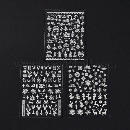Stickers autocollants lumineux nail art MRMJ-WH0018-98-1